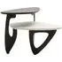 Ithaca Small Nesting Coffee Table - Grey, Ceramic