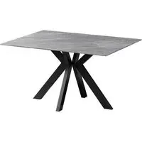 Iveran Dining Table - Matt Grey, Ceramic alternate view