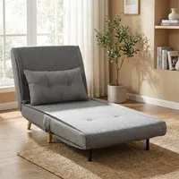 Ivorel Sofa Bed - Grey, Fabric alternate view