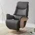 Ivoryton Electric Recliner Chair - Charcoal, Leather