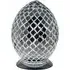 Izar Large Egg Lamp with Chrome Base - Mirrored, Glass