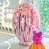 Izar Large Egg Lamp with Chrome Base - Rose Deco, Glass