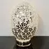 Izar Large Egg Table Lamp - Mirrored, Mosaic Glass