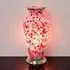 Izar Medium Egg Table Lamp - Pink, Mosaic Glass