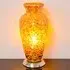 Izar Vase Table Lamp - Bronze, Mosaic Glass