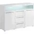Izola Gloss Sideboard with LED - White