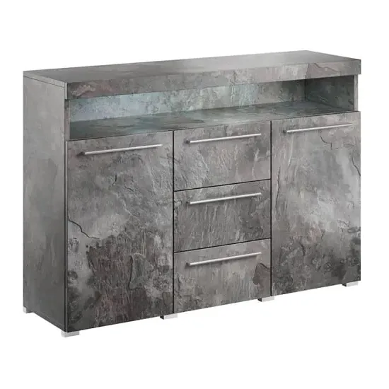 Izola Sideboard with LED - Slate Grey