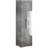 Izola Tall Left Display Cabinet with LED - Slate Grey
