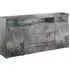 Izola Wide Sideboard with LED - Slate Grey