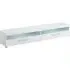 Izola Wide TV Stand with 2 Drawers and LED - White