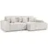 Jackson Left Hand Corner Sofa - Beige, Fabric