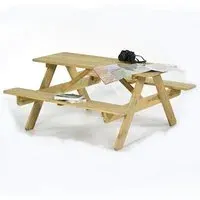 Jairo 6-Seater Picnic Table - Green Pine