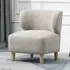 Jakarta Fabric Accent Chair - Grey, Oak