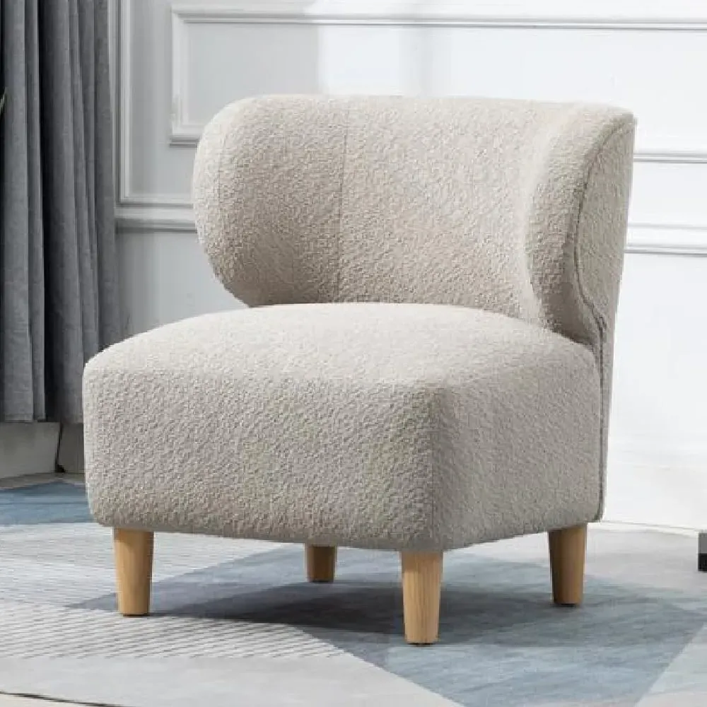 Jakarta Fabric Accent Chair - Grey, Oak image