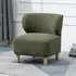 Jakarta Fabric Accent Chair - Moss, Oak
