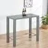 Jam Rectangular Bar Table - Grey, Glass