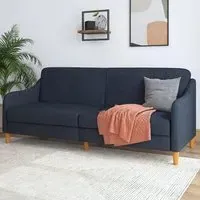 Jamaica Sofa Bed with Storage - Navy, Linen