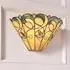 Jamelia Tiffany Glass Wall Light - Matt Black