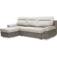 Jamestown 2-Seater Sofa Bed - Grey, Fabric
