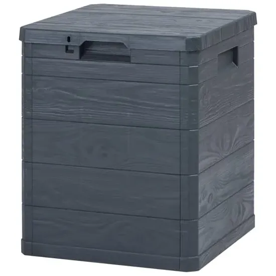 Janya Garden Storage Box - Anthracite, Plastic