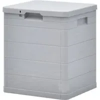 Janya Garden Storage Box - Light Grey, Plastic