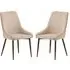 Jasper Dining Chairs - Ivory, Fabric