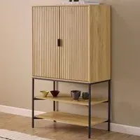 Jasper Storage Cabinet with 2 Doors - Wild Oak