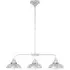 Jaspro 3 Steel Shades Pendant Light - Chrome, Stainless Steel