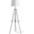 Jaspro Floor Lamp with Tripod Base - White, Wood