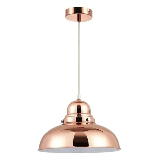 Jaspro Round Pendant Light - Copper, Metal