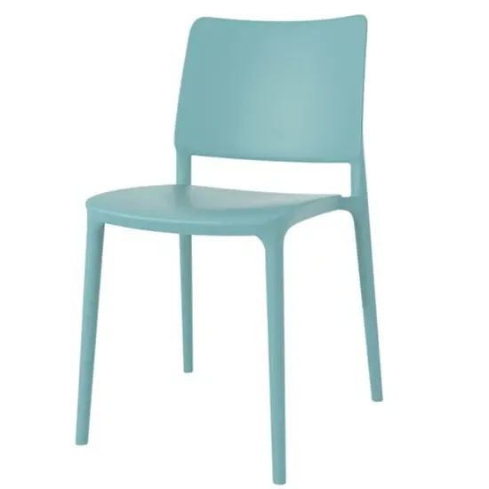 Javes Side Chair - Aqua Blue, Polypropylene image