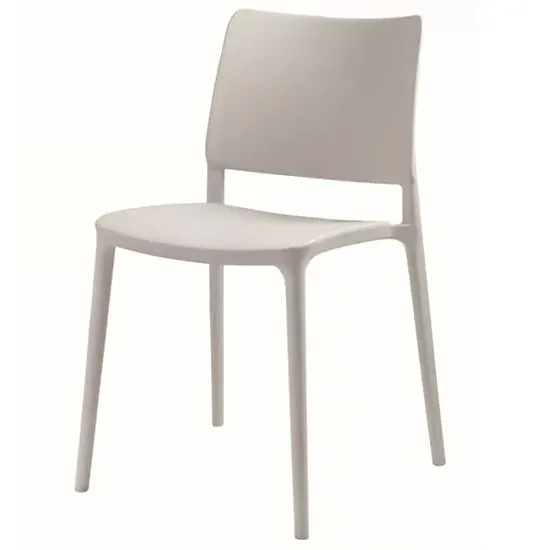 Javes Side Chair - Grey, Polypropylene