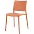 Javes Side Chair - Orange, Polypropylene