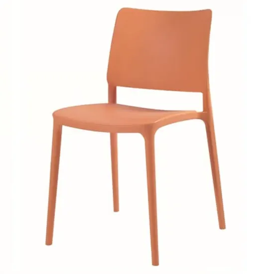 Javes Side Chair - Orange, Polypropylene