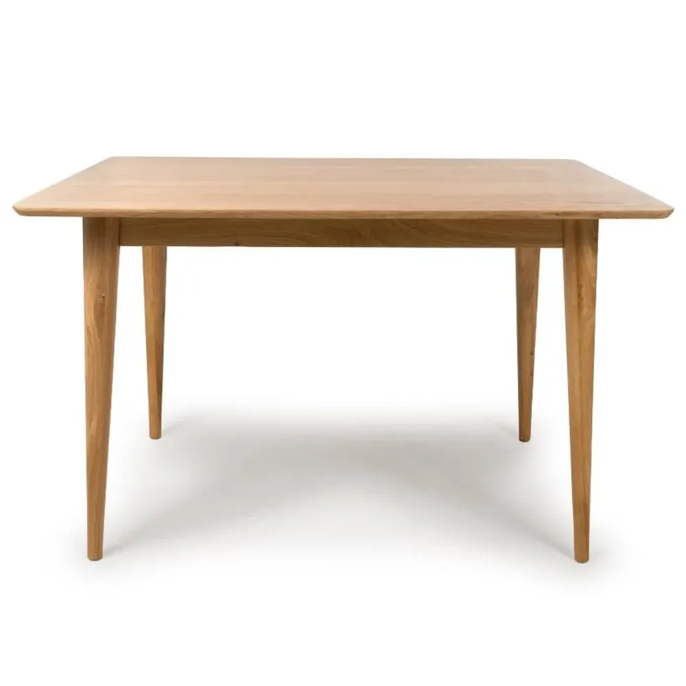 Javion 120cm Rectangular Dining Table - Natural, Oak image