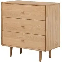 Javion 3-Drawer Chest - Natural Oak