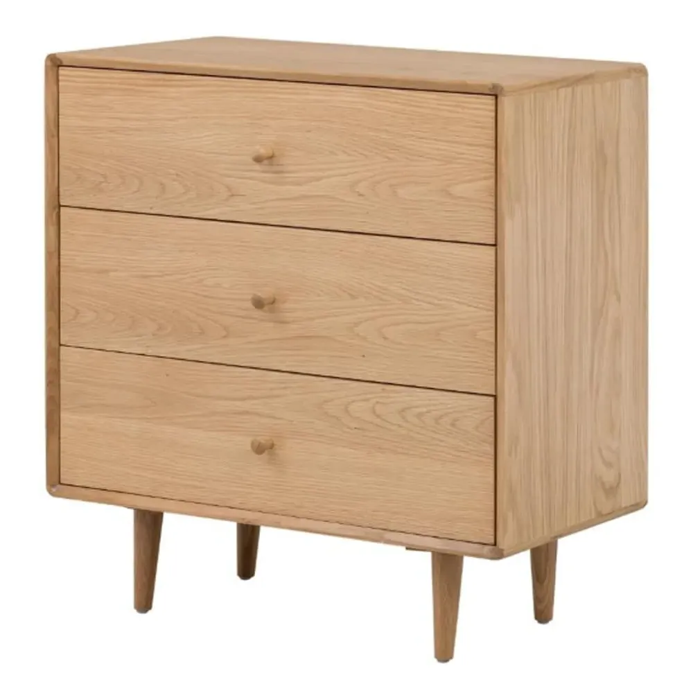 Javion 3-Drawer Chest - Natural Oak image