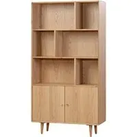 Javion 6-Shelf Bookcase - Natural, Oak