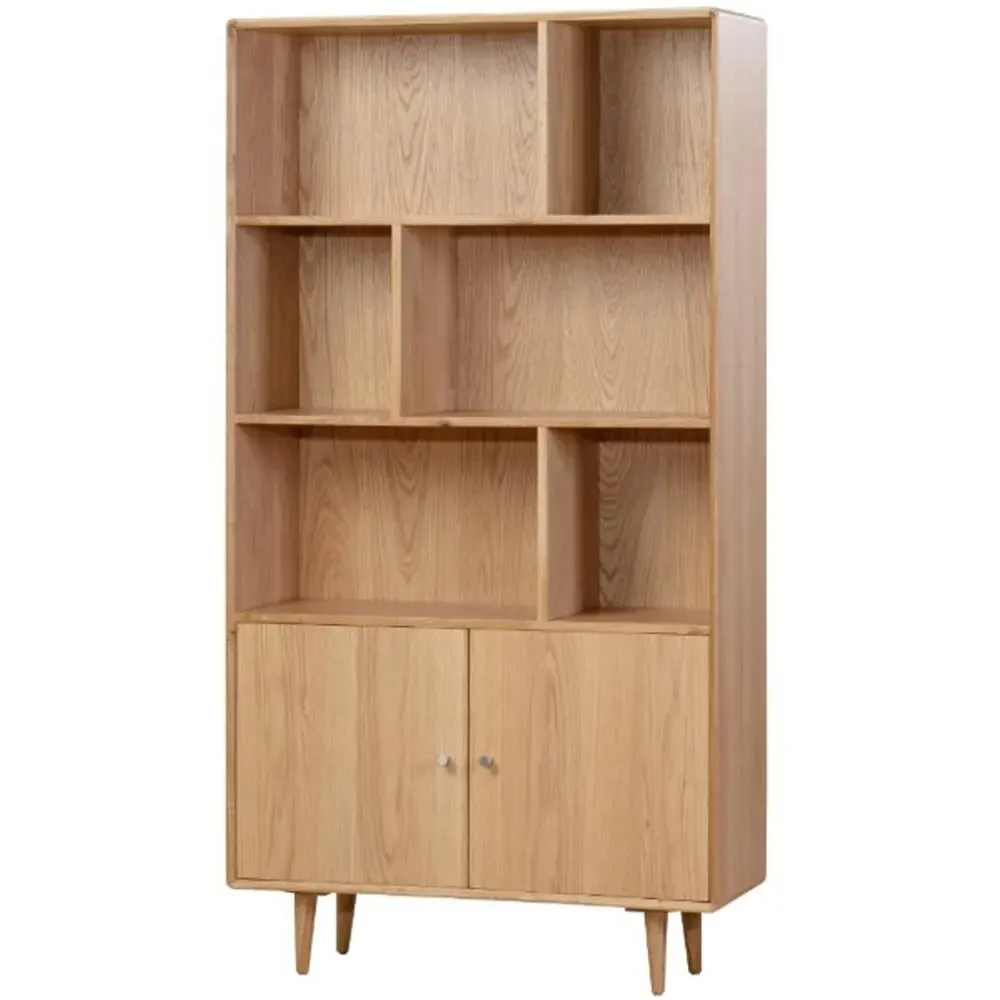 Javion 6-Shelf Bookcase - Natural, Oak image