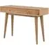 Javion Console Table with Drawer - Natural, Oak