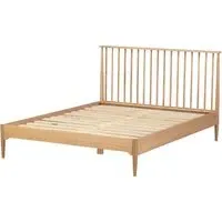 Javion King Size Bed Frame - Natural Oak