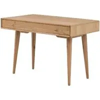 Javion Laptop Desk with Drawer - Natural, Oak