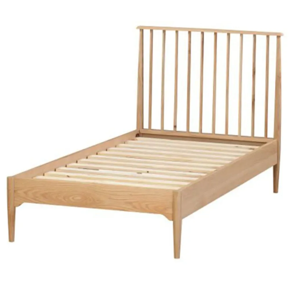 Javion Single Bed Frame - Natural Oak