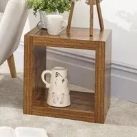 Jawcraig Square End Table - Brown