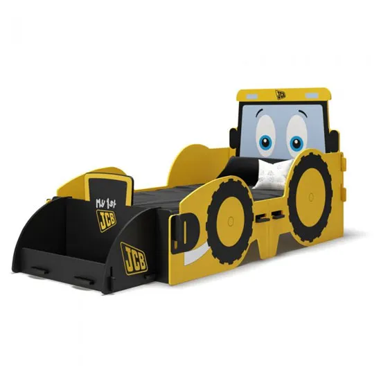 JCB Joey Junior Bed with Toy Box - Yellow, MDF product
