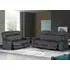 Jeddah 3+2 Seater Recliner Sofa Set - Dark Grey, Velvet