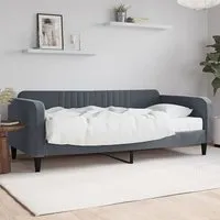 Jena Daybed with Mattress - Dark Grey, Velvet alternate view