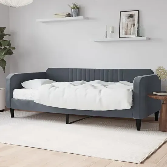 Jena Daybed with Mattress - Dark Grey, Velvet product