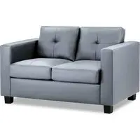 Jerome 2-Seater Sofa - Grey, Faux Leather