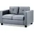 Jerome 2-Seater Sofa - Grey, Faux Leather